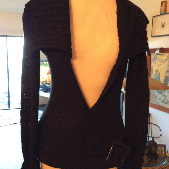 Cache Sweaters - Cache  wrap sweater